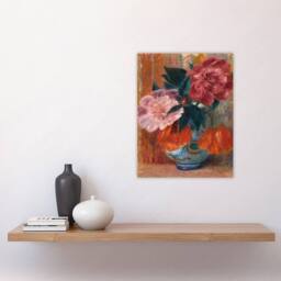 "Artery8 Tulips & Peonies in Pitcher Glackens Wall Art Poster Print - Size: W18"" x H24""" - thumbnail 4