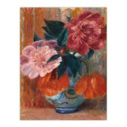 "Artery8 Tulips & Peonies in Pitcher Glackens Wall Art Poster Print - Size: W18"" x H24""" - thumbnail 1