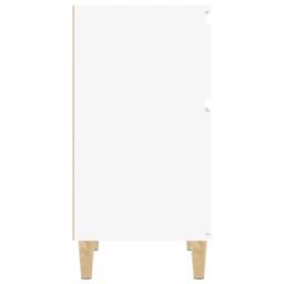 Berkfield Home Elegant Bedside Cabinets 2 pcs White 40x35x70 cm - Size: 40 x 35 x 70 cm - thumbnail 7