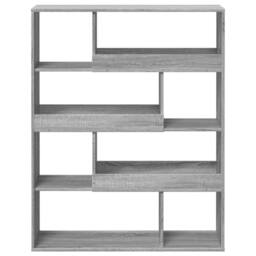 Berkfield Home Classic Bookcase Grey Sonoma 100x33x125.5 cm Engineered Wood - thumbnail 4