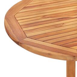 Berkfield Home Elegant Folding Butterfly Garden Table 120x70x75 cm Solid Teak Wood in Brown - Size: 120 x 70 x 75 cm - thumbnail 9