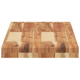 Berkfield Home Floating Shelves 2 pcs 80x30x4 cm Oil Finished Solid Wood Acacia in Brown - Size: 80 x 30 x 4 cm - thumbnail 5