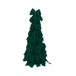 Garden Greatness Grand Green Velvet Tree Cone Decoration - Size: 1 Pack - thumbnail 2