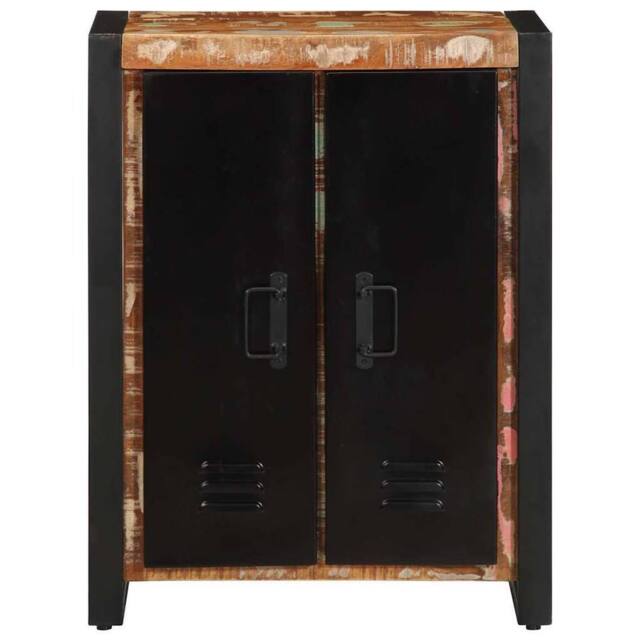 Berkfield Home Sideboard Multicolour 55x35x70 cm Solid Wood Reclaimed - Size: 55 x 35 x 70 cm - image 1