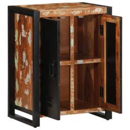 Berkfield Home Sideboard Multicolour 55x35x70 cm Solid Wood Reclaimed - Size: 55 x 35 x 70 cm - thumbnail 5