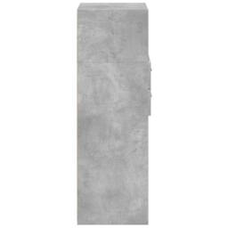 Berkfield Home Highboard Concrete Grey 40x42.5x124 cm Engineered Wood - thumbnail 5
