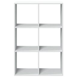 Berkfield Home Room Divider Bookcase White 69.5x29x103.5 cm Engineered Wood - thumbnail 5
