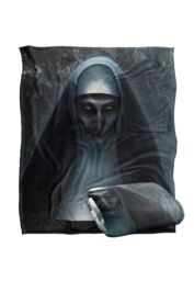 The Nun Blanket, 152x127 cm Poster Silky Touch Super Soft Throw Blanket in White - thumbnail 2