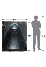 The Nun Blanket, 152x127 cm Poster Silky Touch Super Soft Throw Blanket in White - thumbnail 5