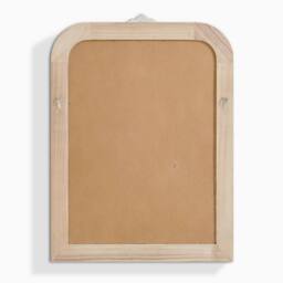 FurnitureboxUK Francis White Wood Large 110x74cm Overmantle Arch Mirror - Size: 110x74 cm - thumbnail 5