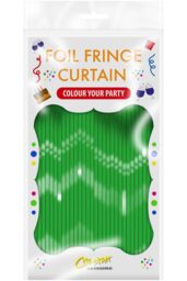 Netagon Metallic Tinsel Curtain 2.5M x 1M Green - thumbnail 2