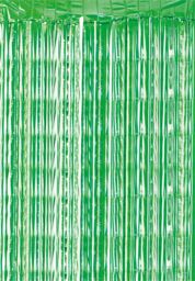 Netagon Metallic Tinsel Curtain 2.5M x 1M Green - thumbnail 7