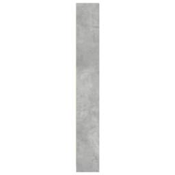 Berkfield Home Decorative Bookcase Concrete Grey 40x24x176 cm Engineered Wood - Size: 40 x 24 x 176 cm - thumbnail 5