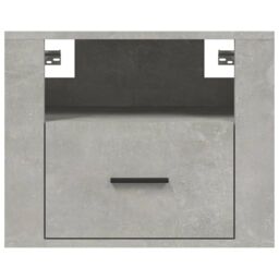 Berkfield Home Wall-mounted Bedside Cabinets 2 pcs Concrete Grey 50x36x40 cm - Size: 50 x 36 x 40 cm - thumbnail 6