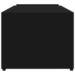 Berkfield Home Coffee Table Black 90x45x35 cm Engineered Wood - Size: 90 x 45 x 35 cm - thumbnail 5