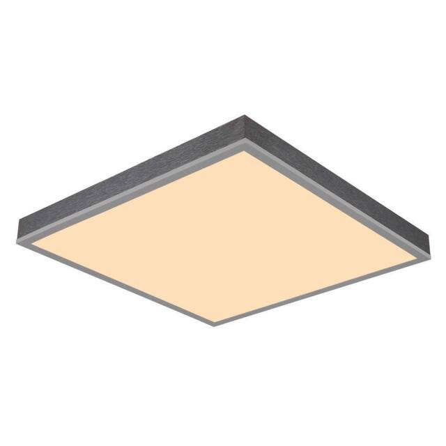 Netlighting Doro 45cm Flush Ceiling Light Silver Colored LED 3000K - image 1