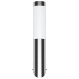 Berkfield Home Wall Lamp Waterproof Stainless Steel 60 W in Silver - thumbnail 2