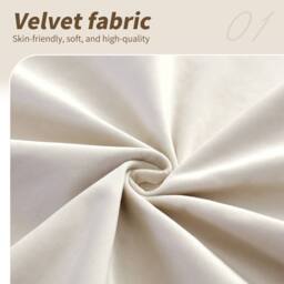 Matteo Beige Velvet Toddler Bed with LED Headboard & Safety Rails - Single - thumbnail 9