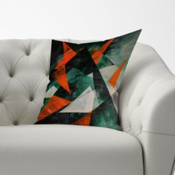 Warren Reed - Designer Curved Geometry Cushions - Size: 45 cm x 45 cm - thumbnail 3