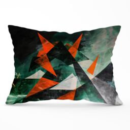 Warren Reed - Designer Curved Geometry Cushions - Size: 45 cm x 45 cm - thumbnail 1