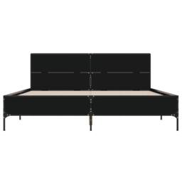 Berkfield Home Durable Bed Frame without Mattress Black 140x200 cm - thumbnail 4