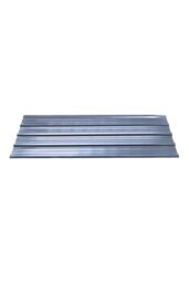 H&O Direct Set of 12 Steel Corrugated Panels in Grey - thumbnail 4