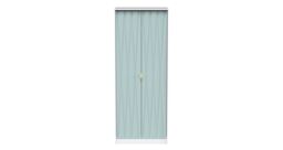 Ready Assembled 2 U Dallas 2 Door Wardrobe (Ready Assembled) in Duck Egg Blue - thumbnail 1