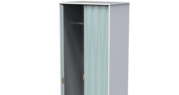 Ready Assembled 2 U Dallas 2 Door Wardrobe (Ready Assembled) in Duck Egg Blue - thumbnail 5