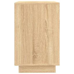Berkfield Home Sideboard Sonoma Oak 102x35x60 cm Engineered Wood in Light Oak - Size: 102 x 35 x 60 cm - thumbnail 7