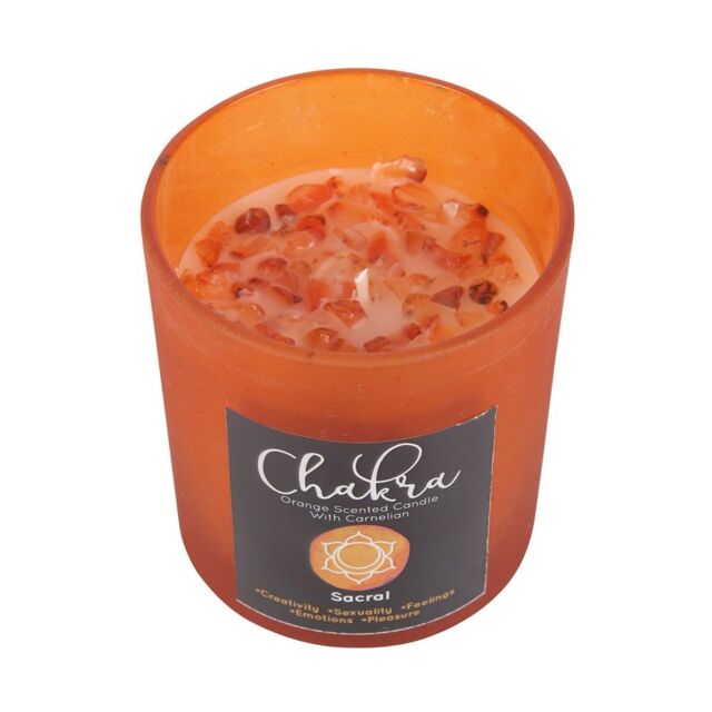 Something Different Orange Sacral Chakra Scented Candle - image 1