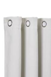 Living and Home 2 Panels Solid Colour Blackout Chenille Curtains in Beige - Size: 117 cm width x 183 cm drop - thumbnail 4