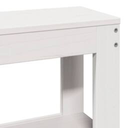 Berkfield Home Beautiful Bed Frame with Headboard without Mattress White 200x200 cm - thumbnail 9