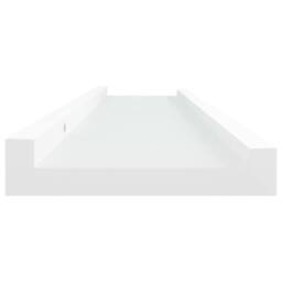 Berkfield Home Picture Frame Ledge Shelves 2 pcs White 40x9x3 cm MDF - Size: 40 x 9 x 3 cm - thumbnail 5