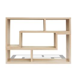 Berkfield Home TV Cabinet Double L-Shaped Oak in Light Oak - thumbnail 1