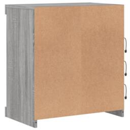 Berkfield Home Sideboard with LED Lights Grey Sonoma 60.5x37x67 cm - thumbnail 8