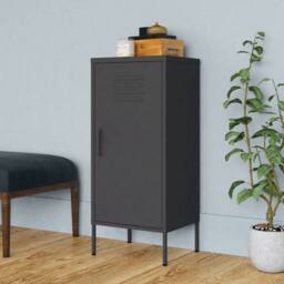 Berkfield Home Storage Cabinet Anthracite 42.5x35x101.5 cm Steel in Dark Grey - thumbnail 2