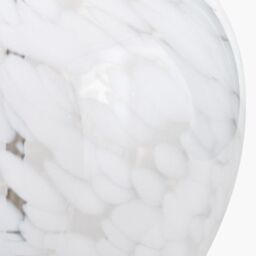 Ruma Speckled White Glass Table Lamp in Clear - thumbnail 5