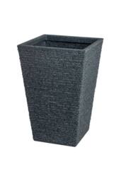 KDMD Ash Slate Effect Tall Planter 45cm in Grey - thumbnail 4