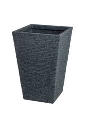 KDMD Ash Slate Effect Tall Planter 45cm in Grey - thumbnail 3