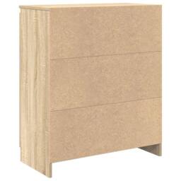 Berkfield Home Sideboard with Drawer Sonoma Oak 71x35x84 cm Engineered Wood in Brown - Size: 71 x 35 x 84 cm - thumbnail 8