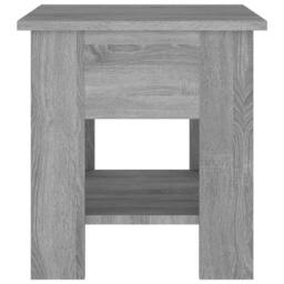 Berkfield Home Coffee Table Grey Sonoma 40x40x42 cm Engineered wood - Size: 40 x 40 x 42 cm - thumbnail 5