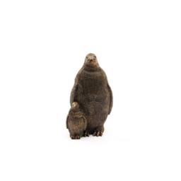 Jardinopia Emperor Penguin Plant Pot Feet - Set of 3 - L9.3 x W6 x H11.2 cm in Bronze - thumbnail 4