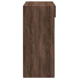 Berkfield Home Sideboard Brown Oak 80x42.5x93 cm Engineered Wood - thumbnail 5