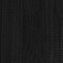Berkfield Home Beautiful Book Cabinet/Room Divider Black 60x35x135 cm Solid Pinewood - Size: 60 x 35 x 135 cm - thumbnail 7