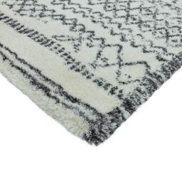 The Rug Shop UK Cream Geometric Polypropylene Luxurious Easy To Clean Rug - Size: 200 cm x 290 cm - thumbnail 2