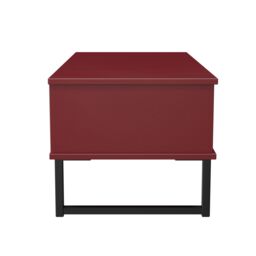 Ready Assembled 2 U Fuji 1 Drawer Coffee Table (Ready Assembled) in Dark Red - thumbnail 3