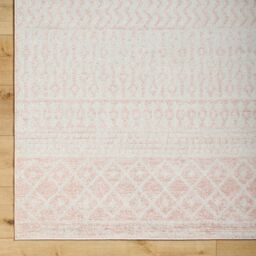 Livabliss Elaziz-Geometric Grey White Beige Taupe Global Living Dining Bedroom Rug in Pink - Size: 160 cm x 230 cm - thumbnail 7