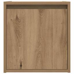Berkfield Home Durable Wall-Mounted Bedside Cabinets 2 pcs Artisan Oak 38x34x40 cm in Brown - Size: 38 x 34 x 40 cm - thumbnail 7