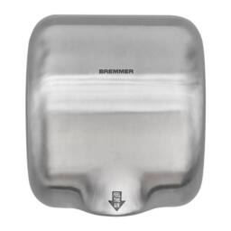 Bremmer Generic Turbo Hand Dryer in Brushed Steel in Silver - thumbnail 1