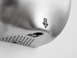 Bremmer Generic Turbo Hand Dryer in Brushed Steel in Silver - thumbnail 3
